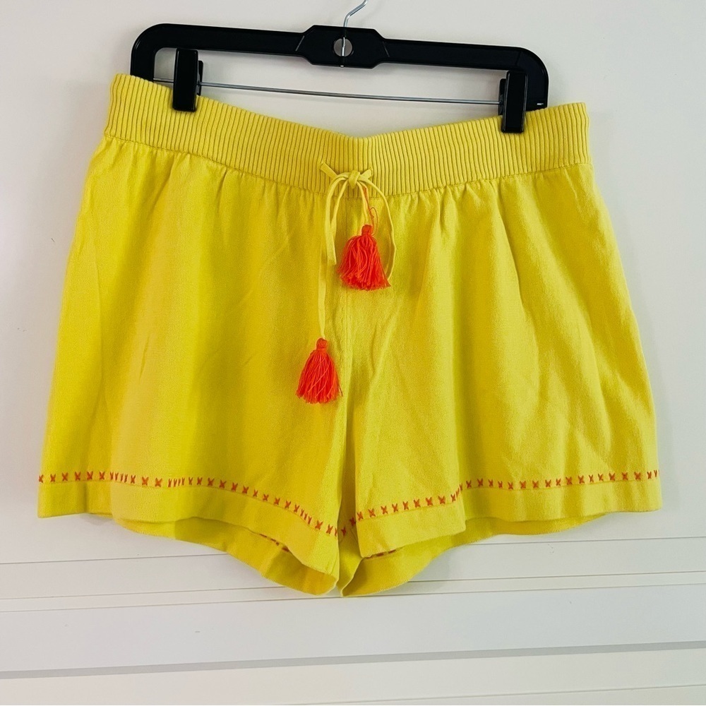 New! Figue elina yellow tassel tie shorts gines nwt 30128